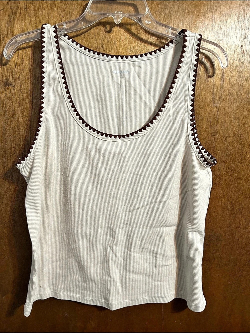 Old Navy Trimmed Ribbed Tank Top